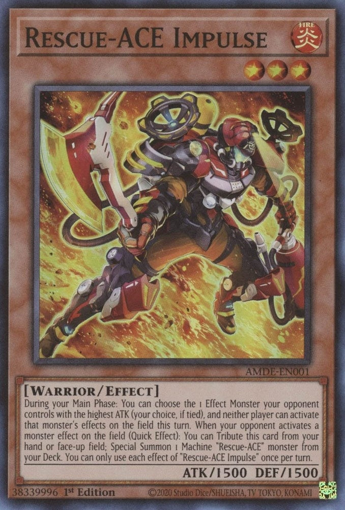 Image for Rescue-ACE Impulse (AMDE-EN001) (Amazing Defenders) - YuGiOh