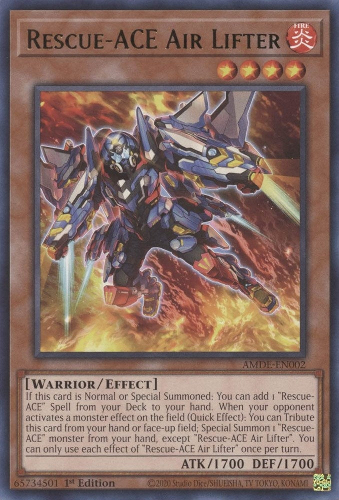 Image for Rescue-ACE Air Lifter (AMDE-EN002) (Amazing Defenders) - YuGiOh