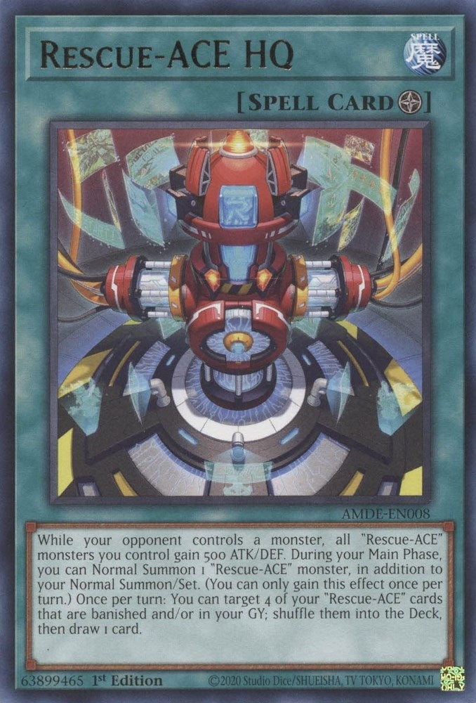 Image for Rescue-ACE HQ (AMDE-EN008) (Amazing Defenders) - YuGiOh
