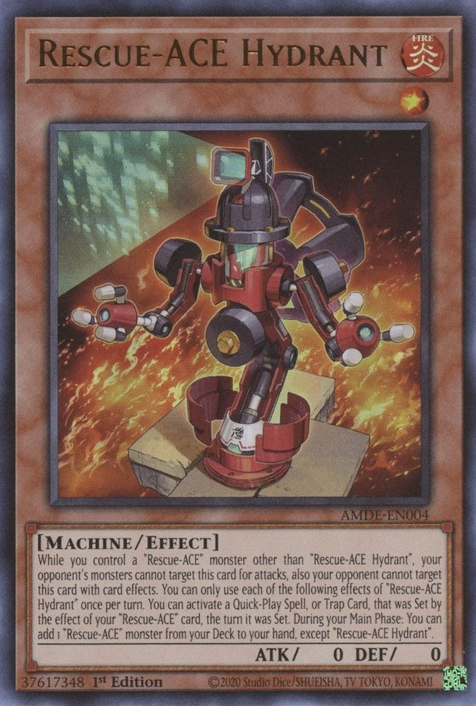 Image for Rescue-ACE Hydrant (AMDE-EN004) (Amazing Defenders) - YuGiOh
