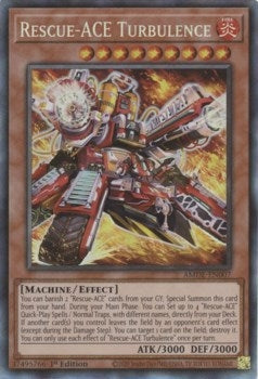 Image for Rescue-ACE Turbulence (CR) (AMDE-EN007) (Amazing Defenders) - YuGiOh