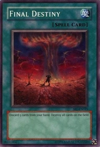 Image for Final Destiny (SRL-EN035) (Spell Ruler (Worldwide English)) - YuGiOh