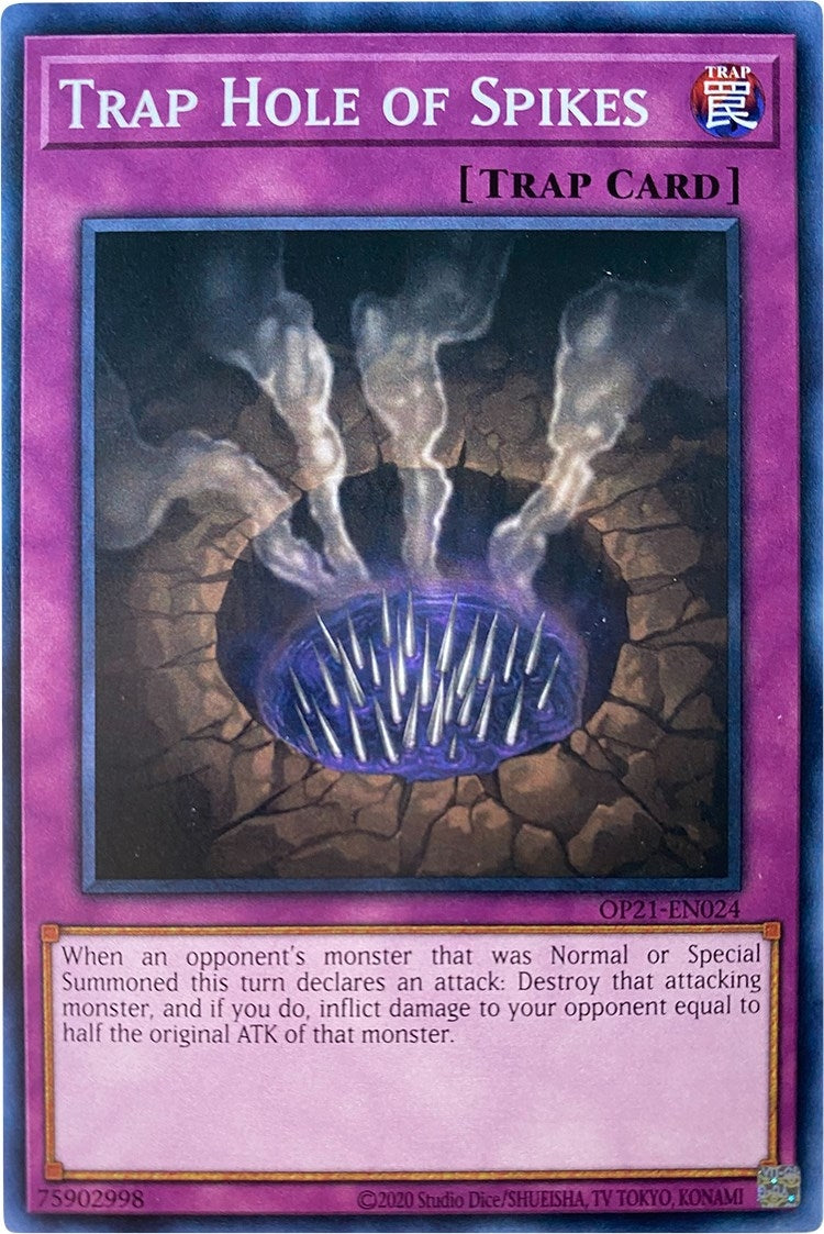 Image for Trap Hole of Spikes (OP21-EN024) (OTS Tournament Pack 21) - YuGiOh