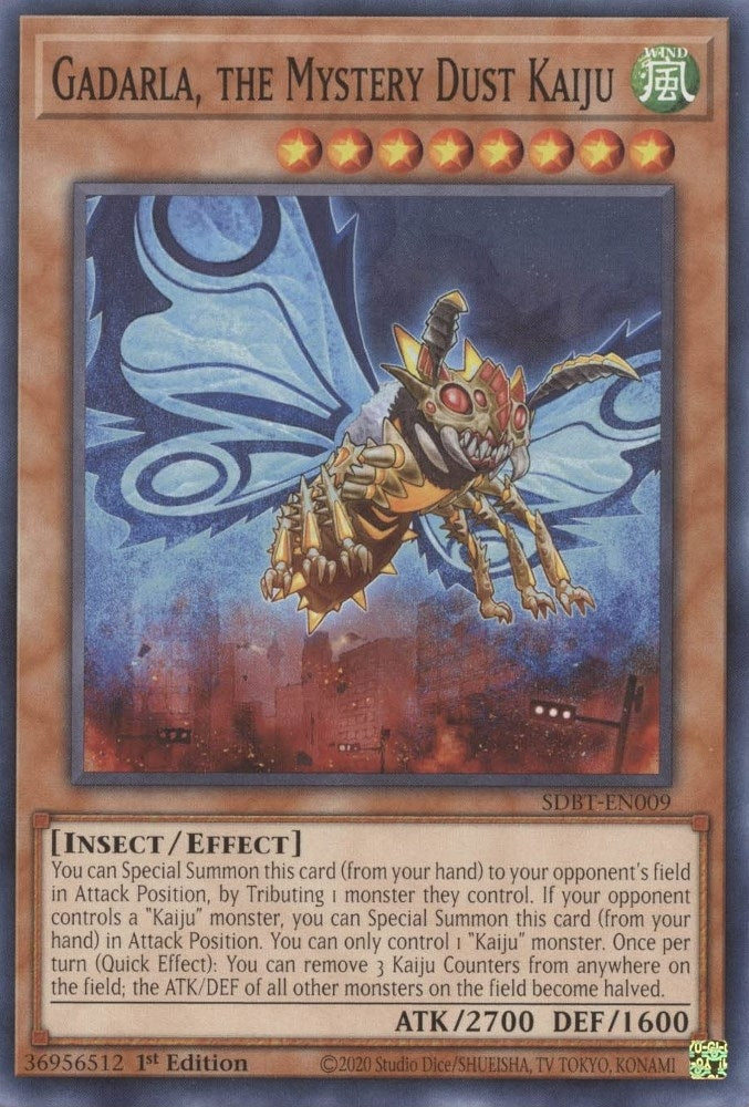 Image for Gadarla, the Mystery Dust Kaiju (SDBT-EN009) (Structure Deck: Beware of Traptrix) - YuGiOh