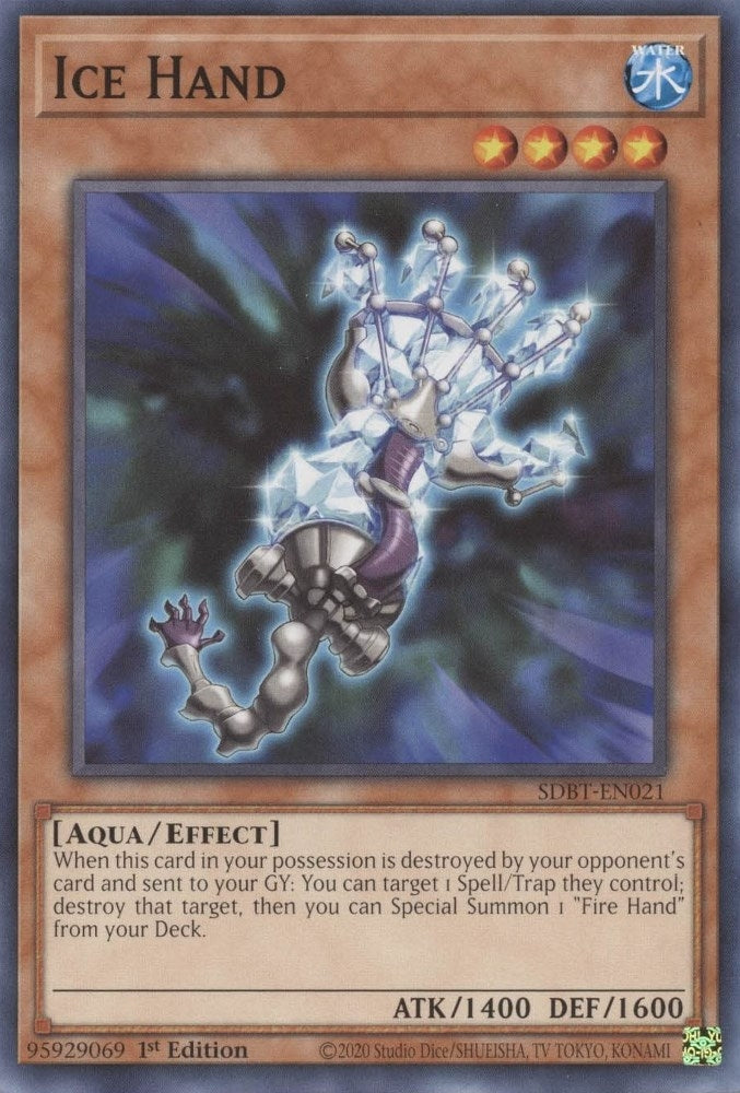 Image for Ice Hand (SDBT-EN021) (Structure Deck: Beware of Traptrix) - YuGiOh