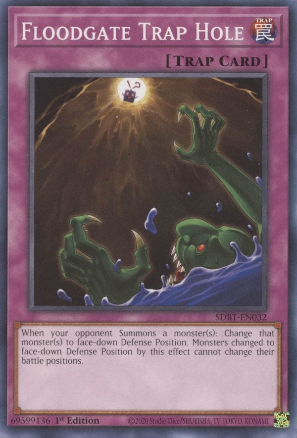 Image for Floodgate Trap Hole (SDBT-EN032) (Structure Deck: Beware of Traptrix) - YuGiOh