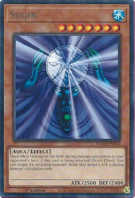 Image for Suijin (MAZE-EN034) (Maze of Memories) - YuGiOh