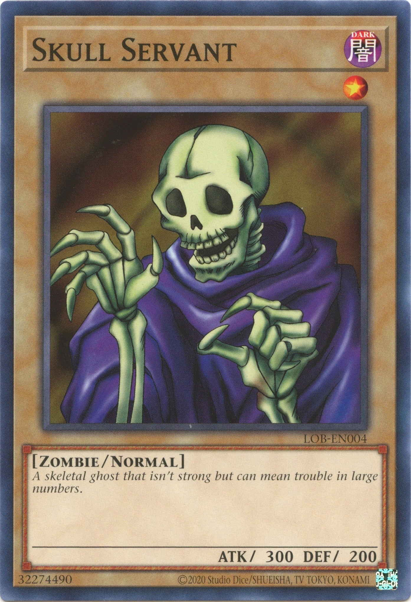 Image for Skull Servant (LOB-EN004) (Legend of Blue Eyes White Dragon (25th Anniversary Edition)) - YuGiOh