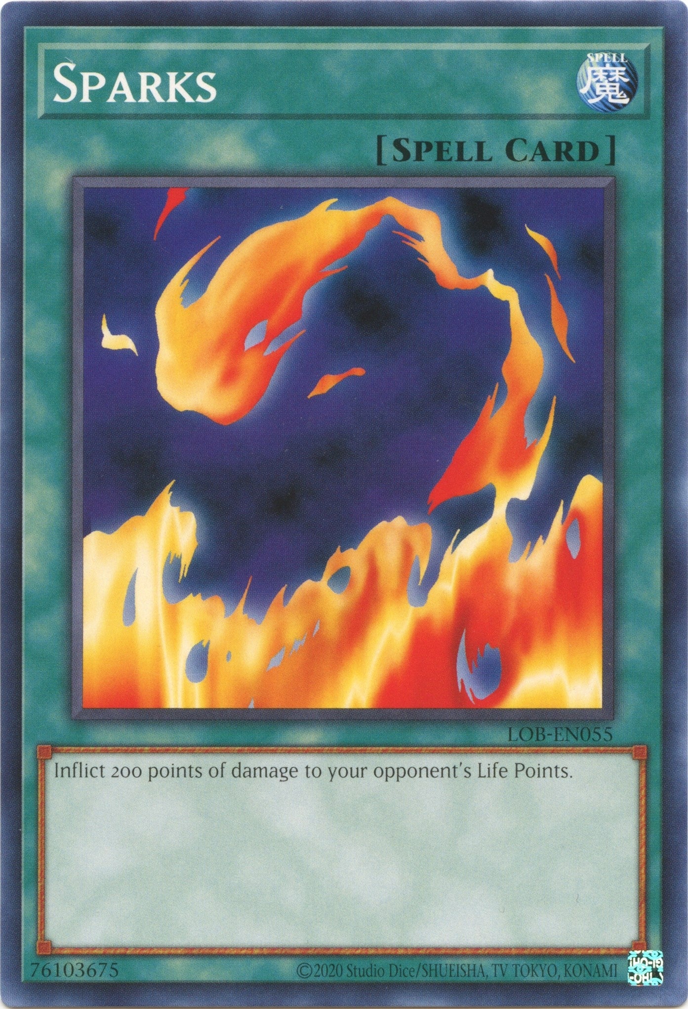 Image for Sparks (LOB-EN055) (Legend of Blue Eyes White Dragon (25th Anniversary Edition)) - YuGiOh
