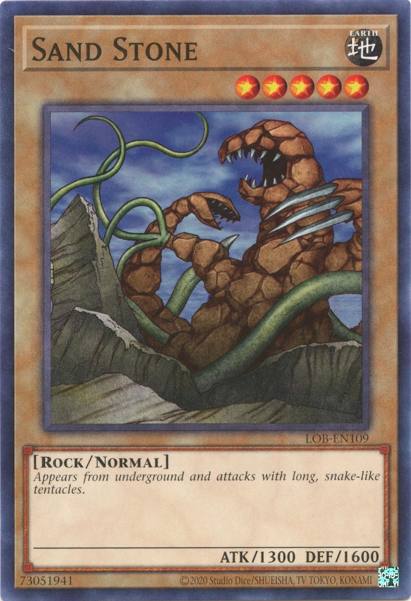 Image for Sand Stone (LOB-EN109) (Legend of Blue Eyes White Dragon (25th Anniversary Edition)) - YuGiOh