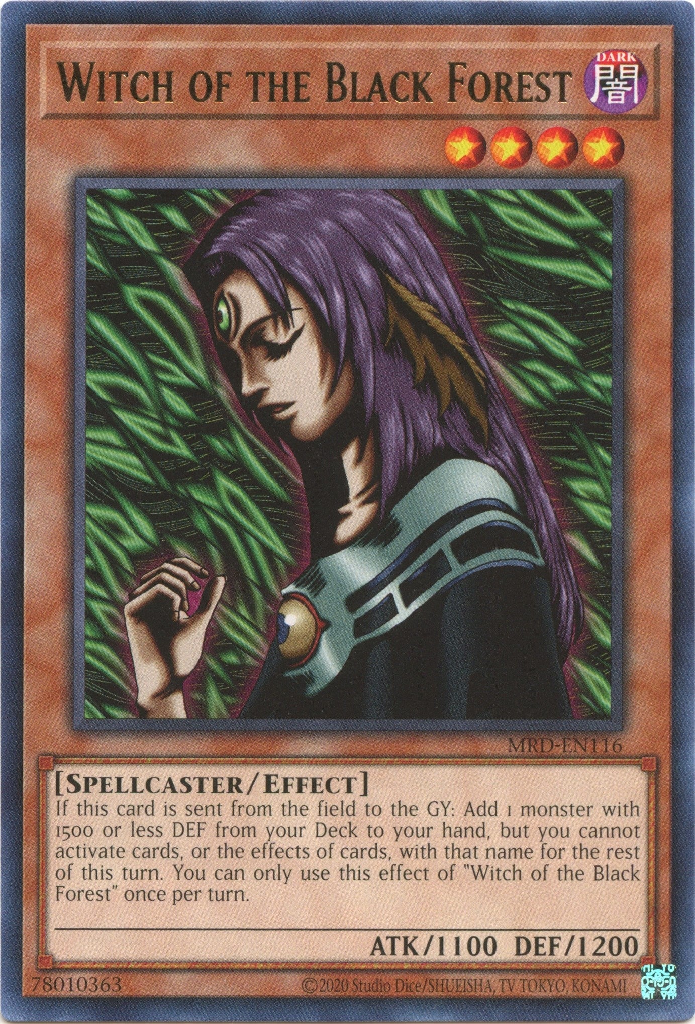 Image for Witch of the Black Forest (MRD-EN116) (Metal Raiders (25th Anniversary Edition)) - YuGiOh