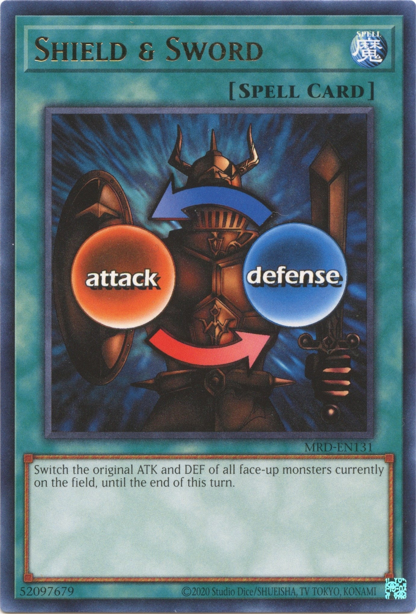 Image for Shield & Sword (MRD-EN131) (Metal Raiders (25th Anniversary Edition)) - YuGiOh