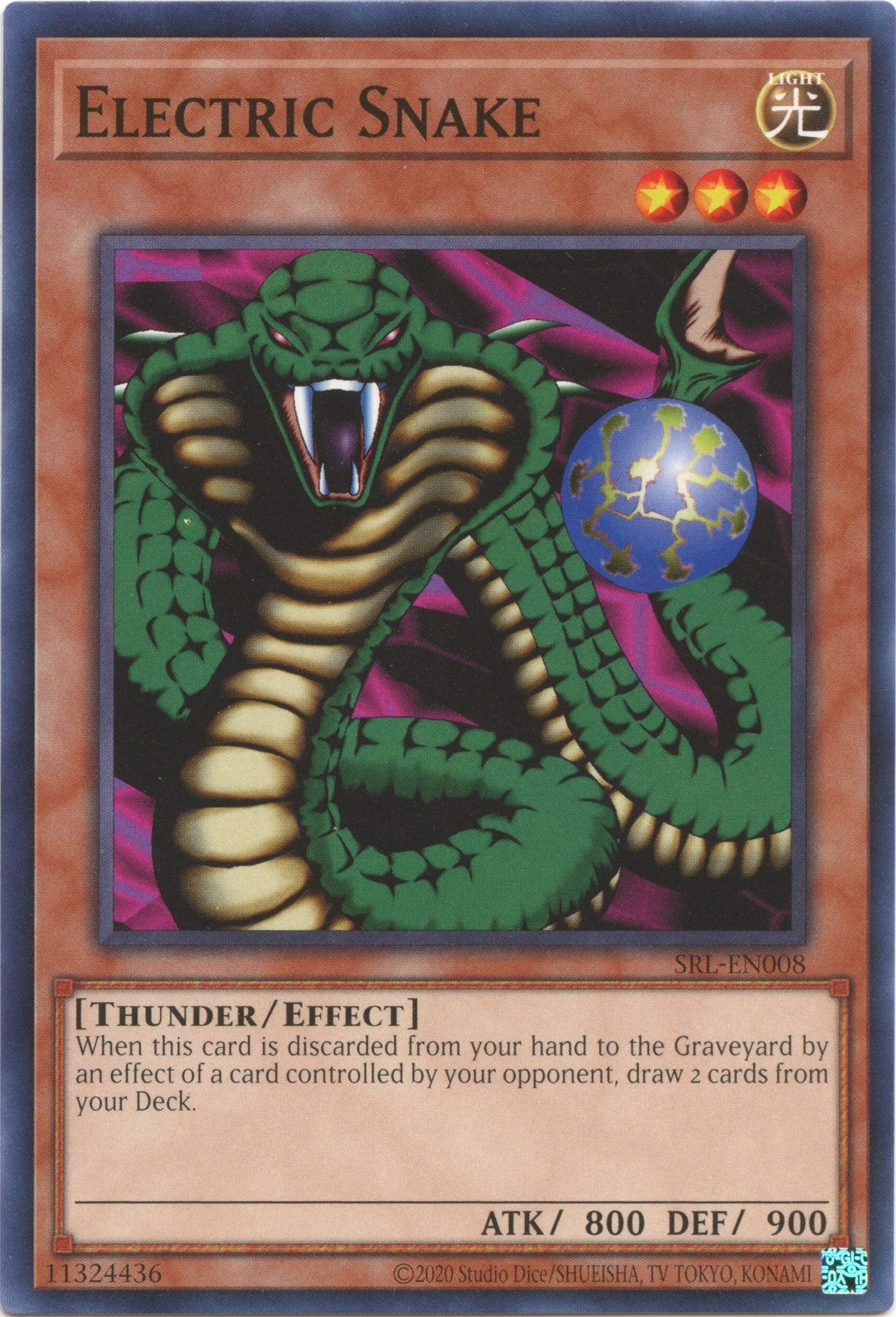 Image for Electric Snake (SRL-EN008) (Spell Ruler (25th Anniversary Edition)) - YuGiOh