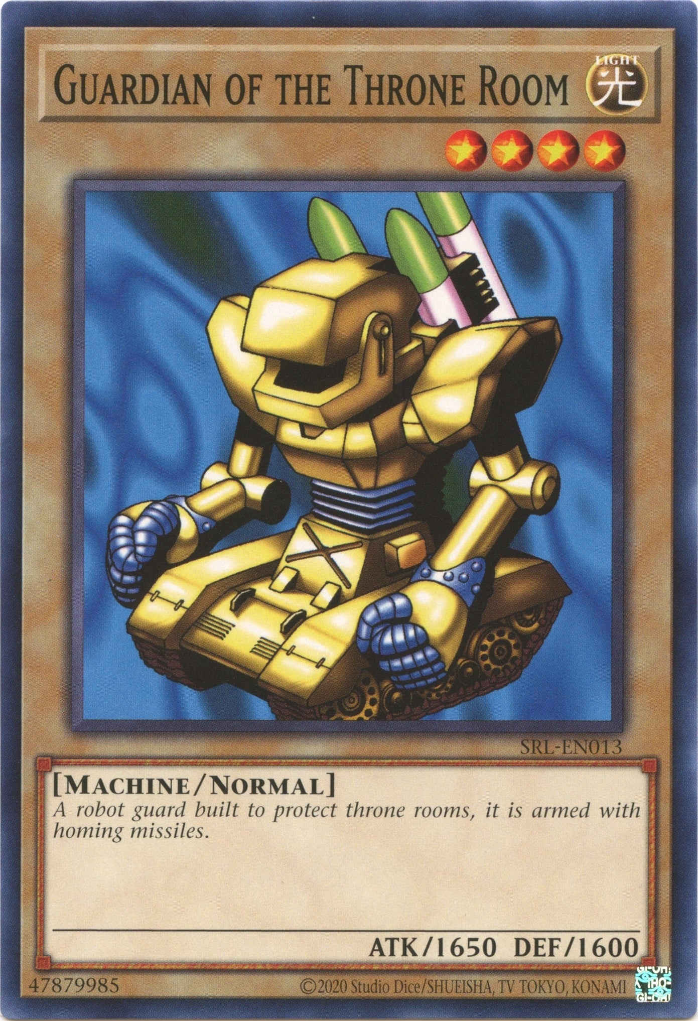 Image for Guardian of the Throne Room (SRL-EN013) (Spell Ruler (25th Anniversary Edition)) - YuGiOh