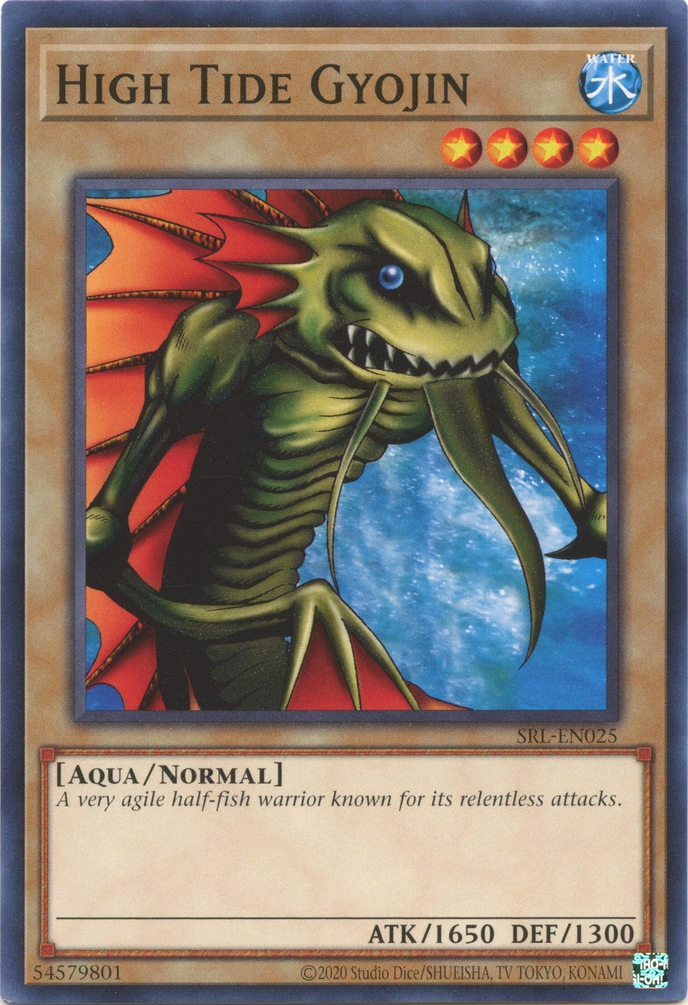 Image for High Tide Gyojin (SRL-EN025) (Spell Ruler (25th Anniversary Edition)) - YuGiOh