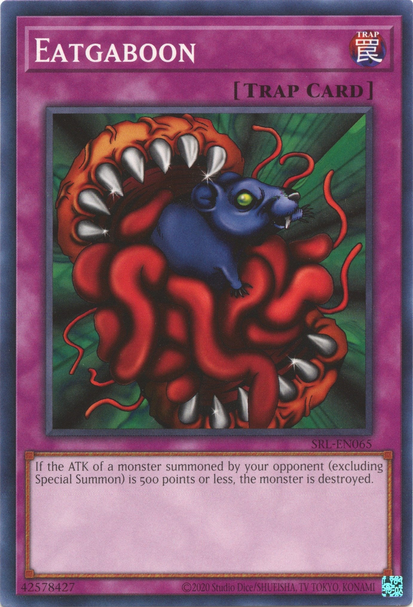 Image for Eatgaboon (SRL-EN065) (Spell Ruler (25th Anniversary Edition)) - YuGiOh