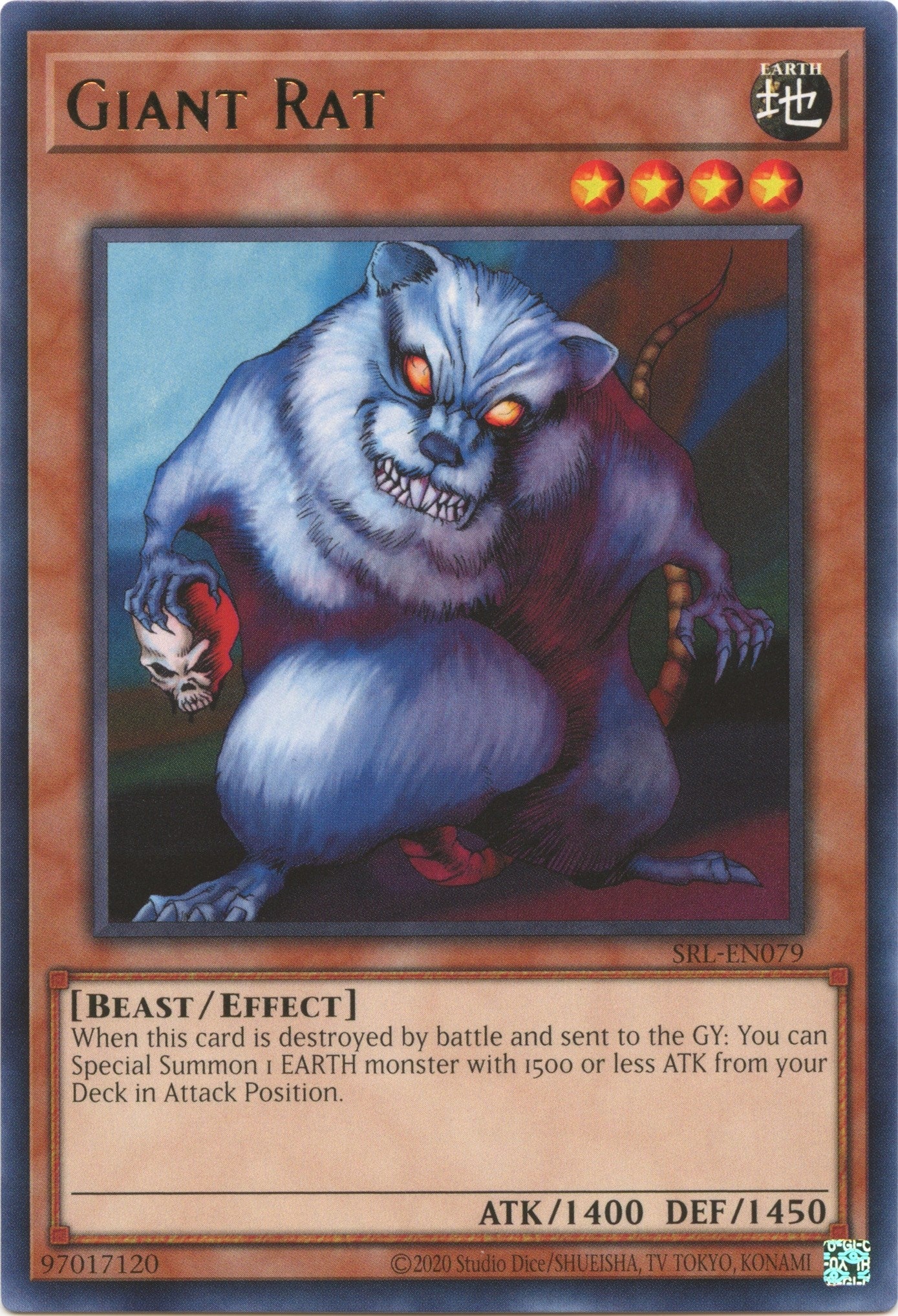 Image for Giant Rat (SRL-EN079) (Spell Ruler (25th Anniversary Edition)) - YuGiOh