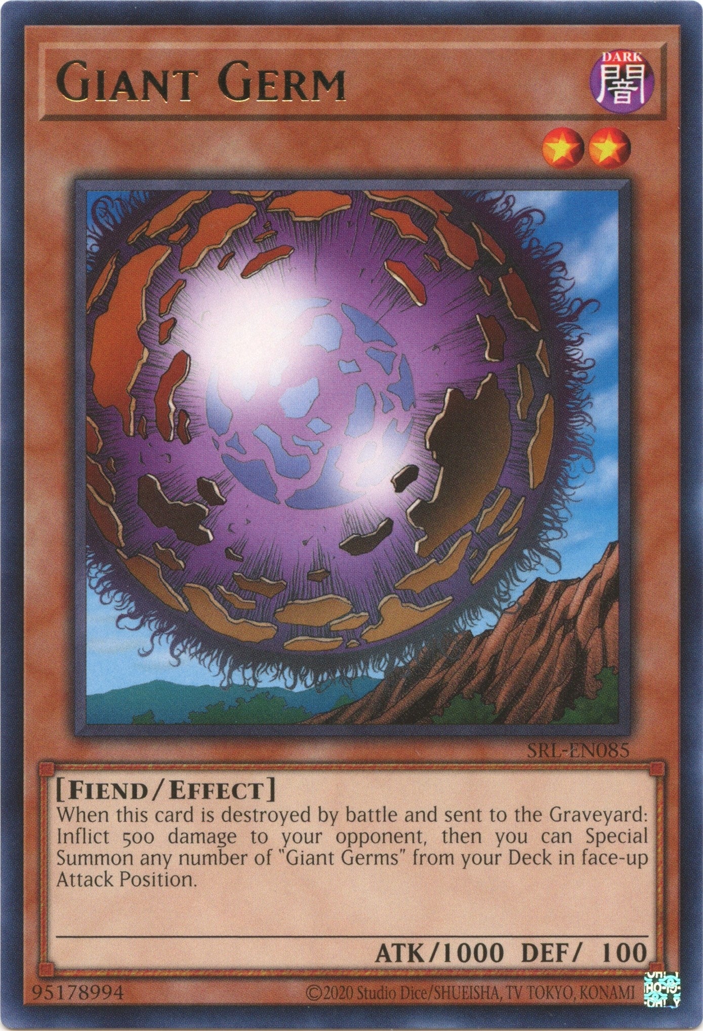 Image for Giant Germ (SRL-EN085) (Spell Ruler (25th Anniversary Edition)) - YuGiOh