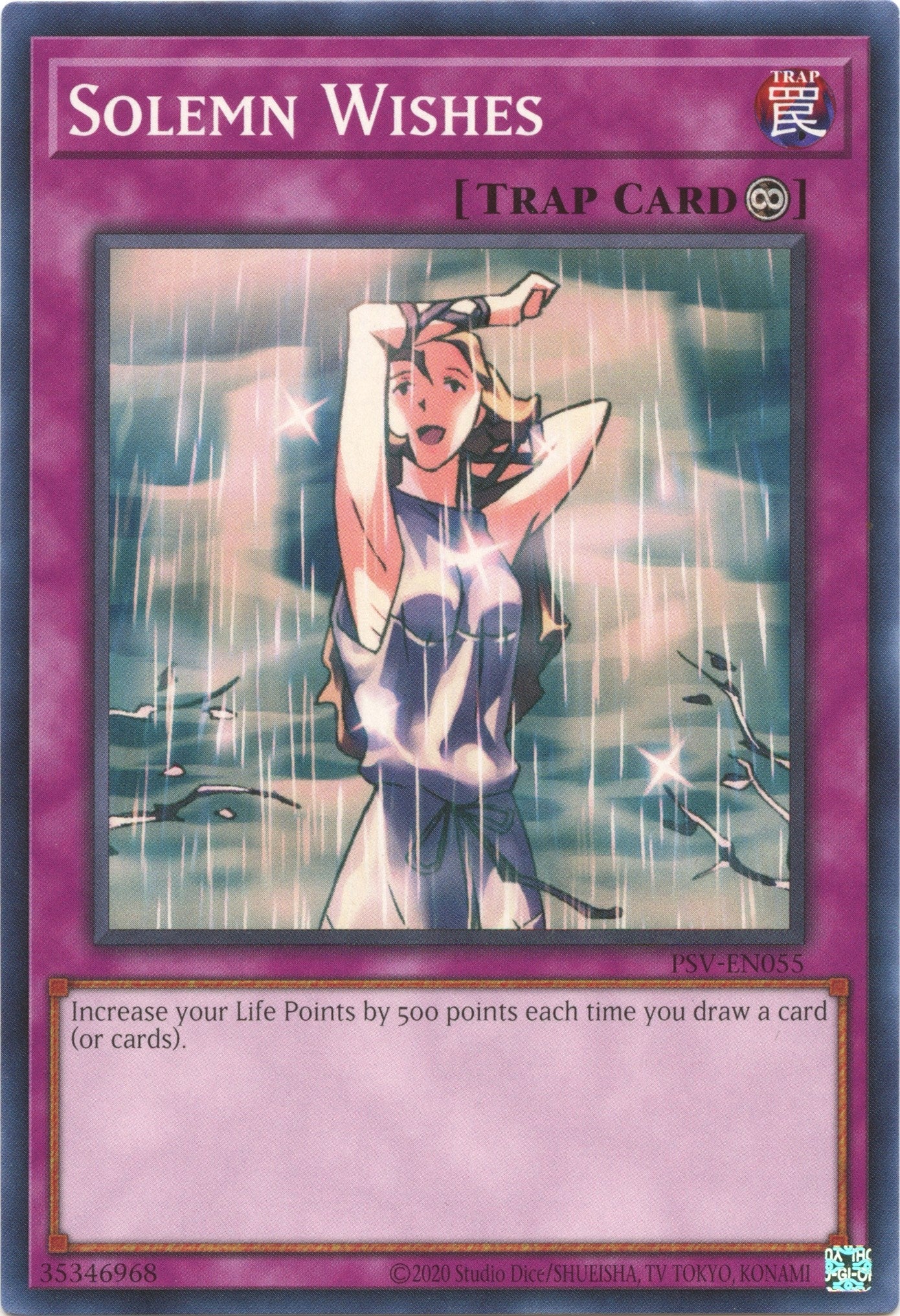 Image for Solemn Wishes (PSV-EN055) (Pharaoh's Servant (25th Anniversary Edition)) - YuGiOh