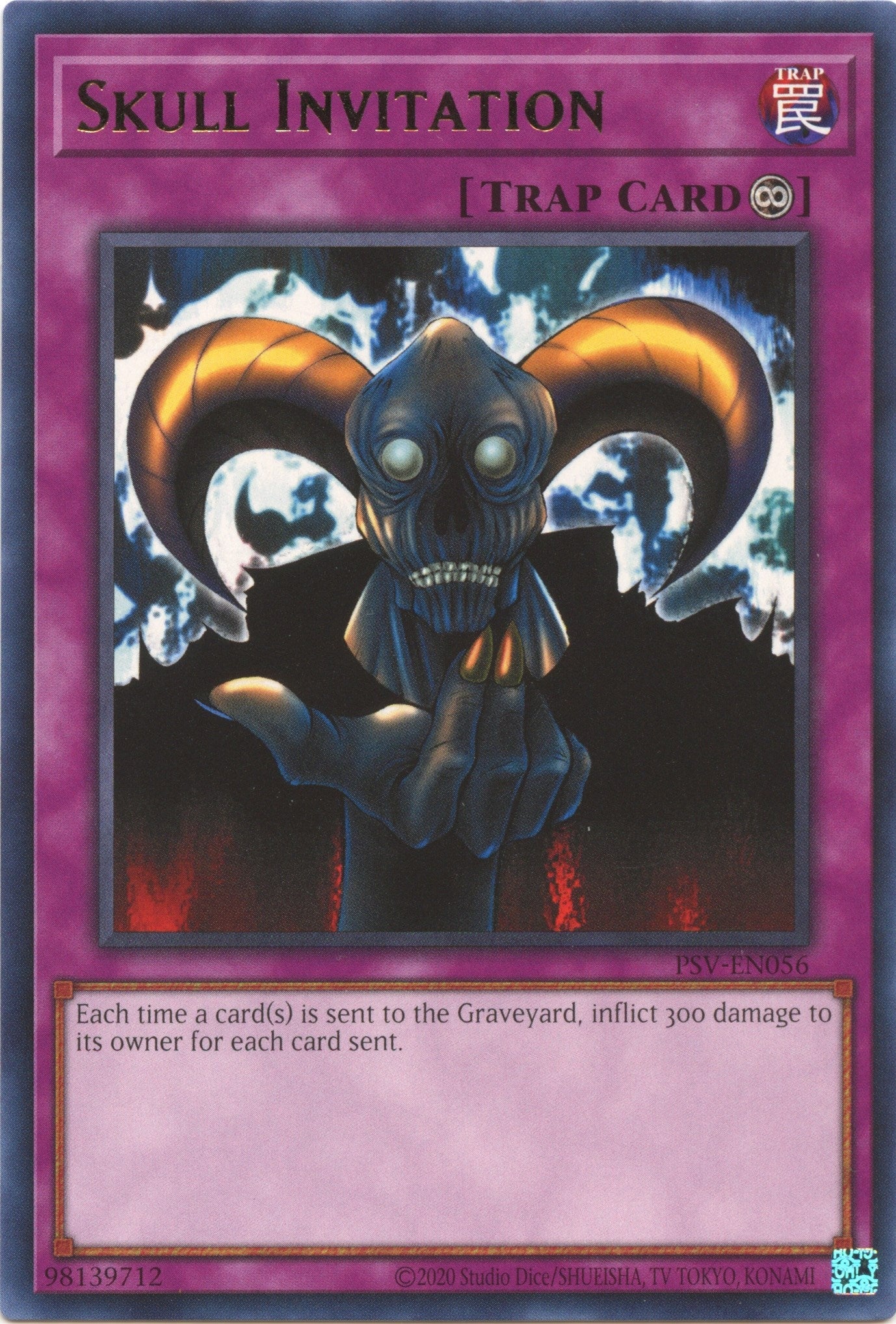 Image for Skull Invitation (PSV-EN056) (Pharaoh's Servant (25th Anniversary Edition)) - YuGiOh