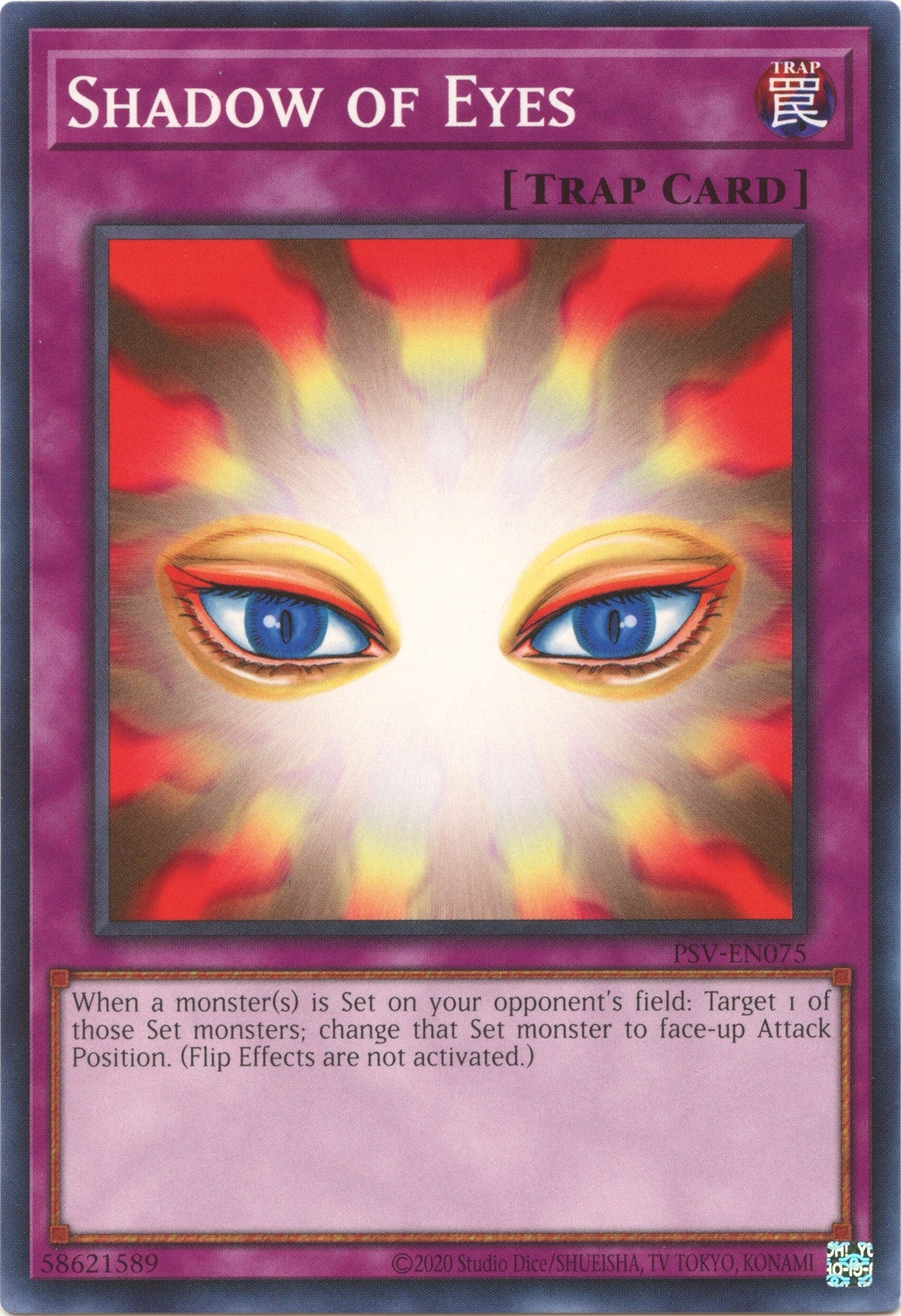 Image for Shadow of Eyes (PSV-EN075) (Pharaoh's Servant (25th Anniversary Edition)) - YuGiOh