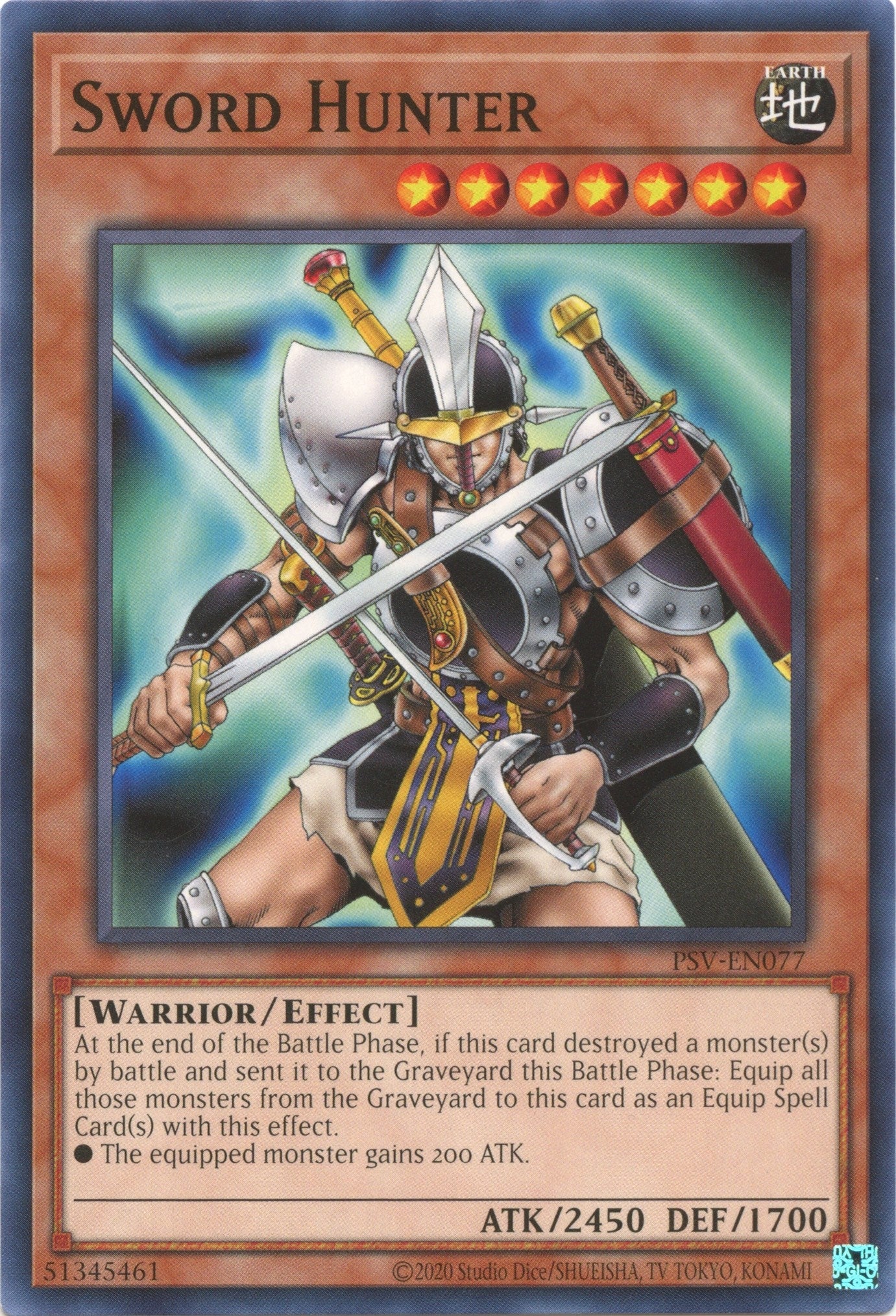 Image for Sword Hunter (PSV-EN077) (Pharaoh's Servant (25th Anniversary Edition)) - YuGiOh