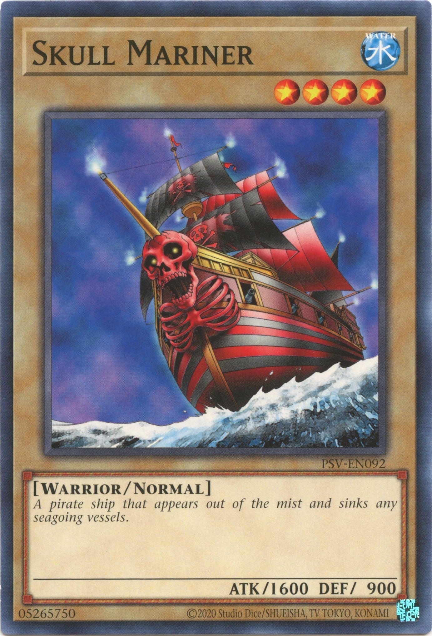 Image for Skull Mariner (PSV-EN092) (Pharaoh's Servant (25th Anniversary Edition)) - YuGiOh