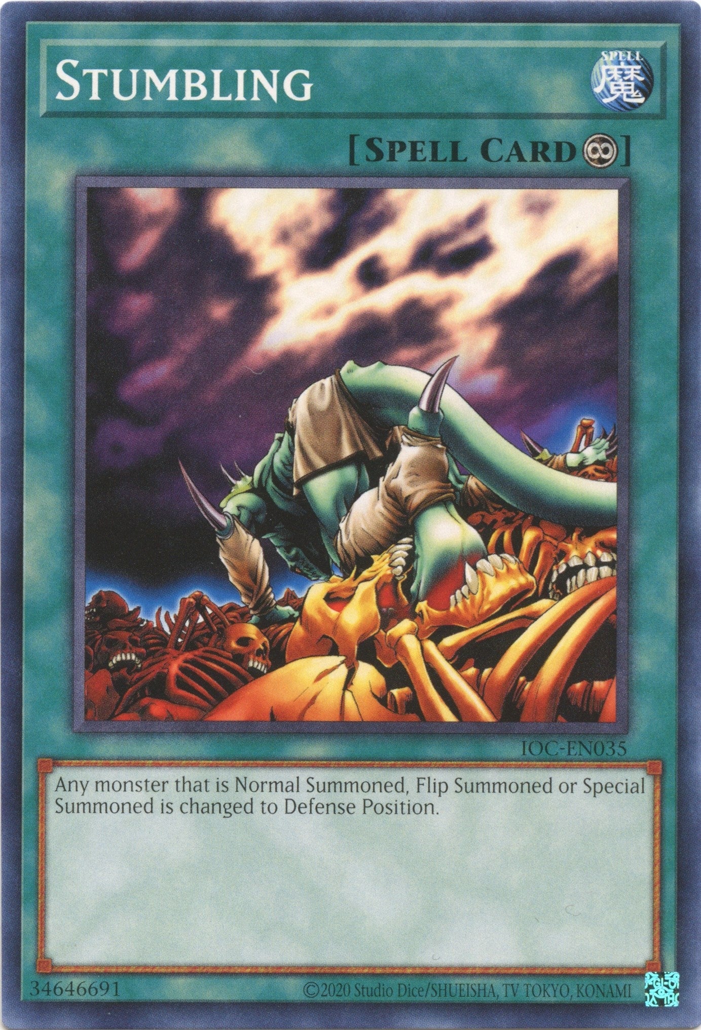 Image for Stumbling (IOC-EN035) (Invasion of Chaos (25th Anniversary Edition)) - YuGiOh