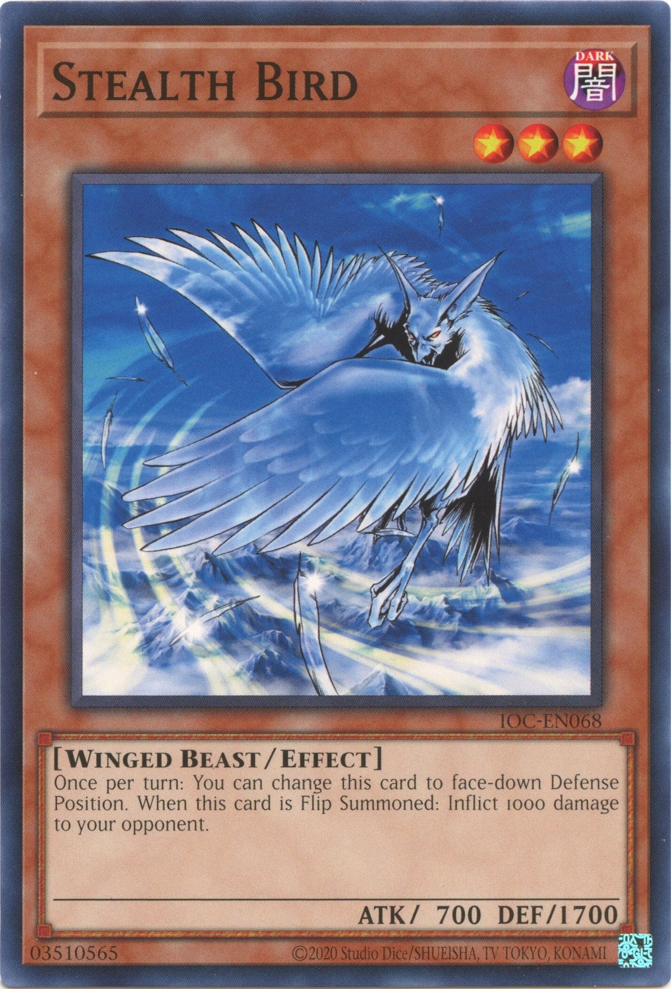 Image for Stealth Bird (IOC-EN068) (Invasion of Chaos (25th Anniversary Edition)) - YuGiOh