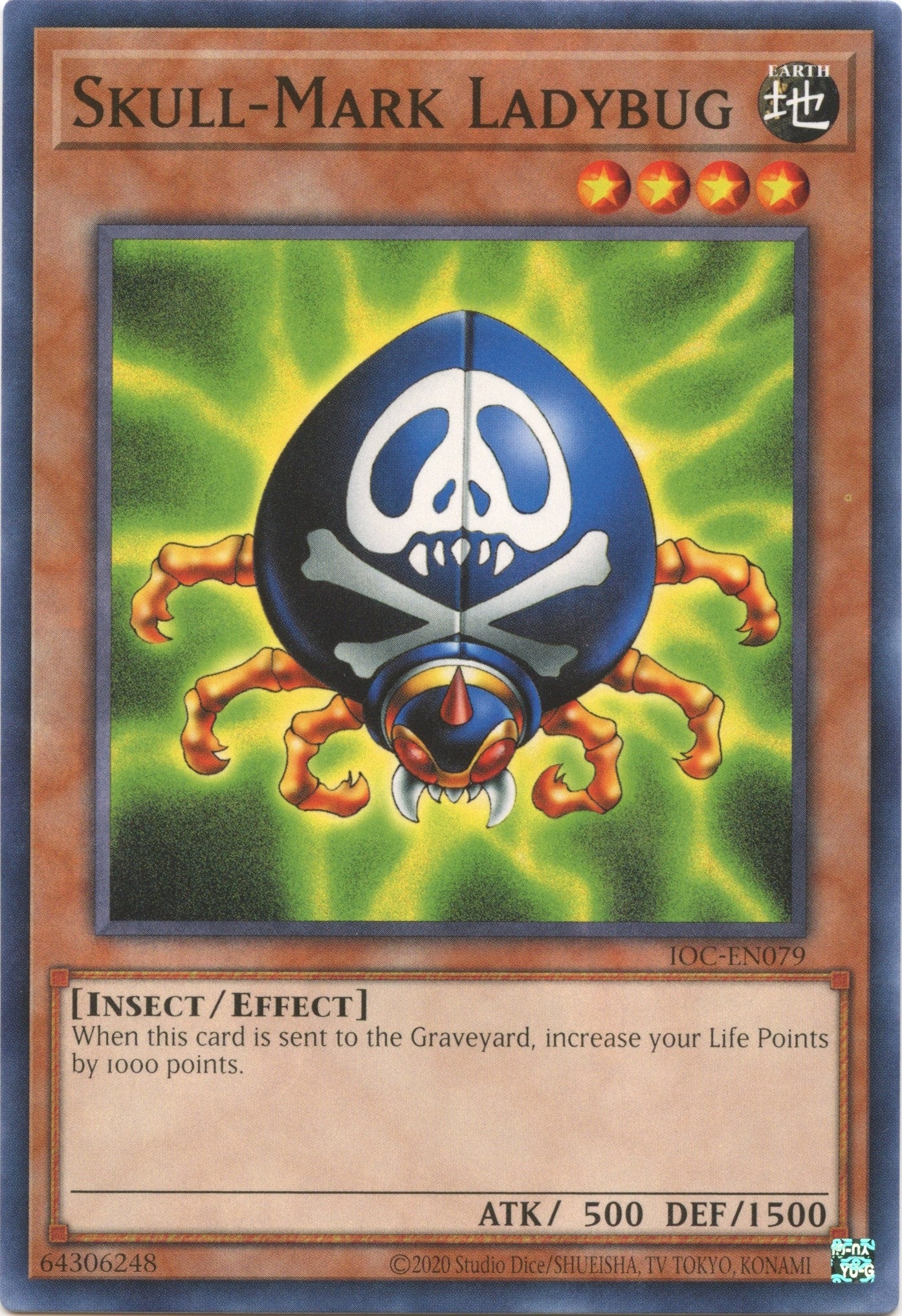 Image for Skull-Mark Ladybug (IOC-EN079) (Invasion of Chaos (25th Anniversary Edition)) - YuGiOh