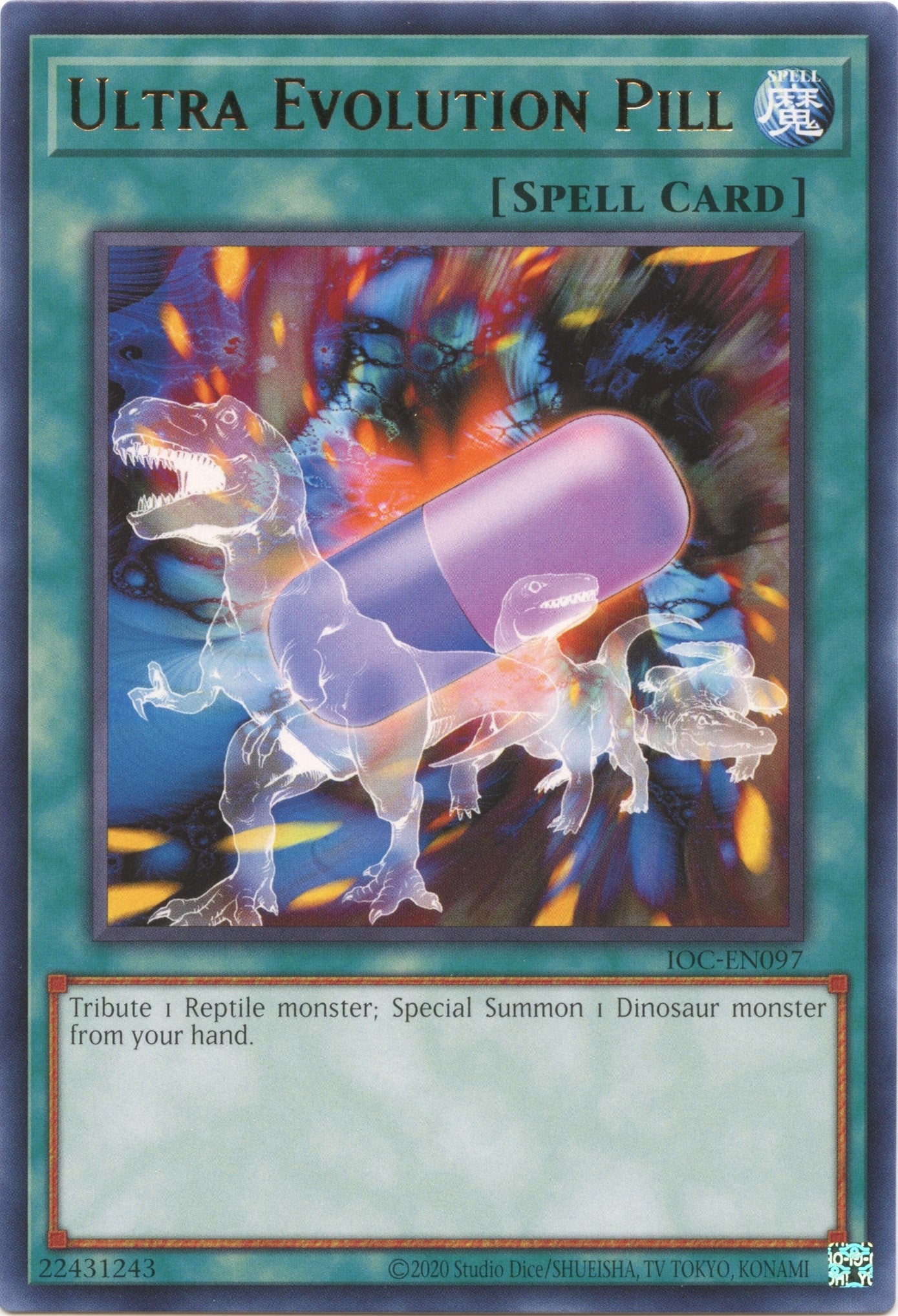 Image for Ultra Evolution Pill (IOC-EN097) (Invasion of Chaos (25th Anniversary Edition)) - YuGiOh
