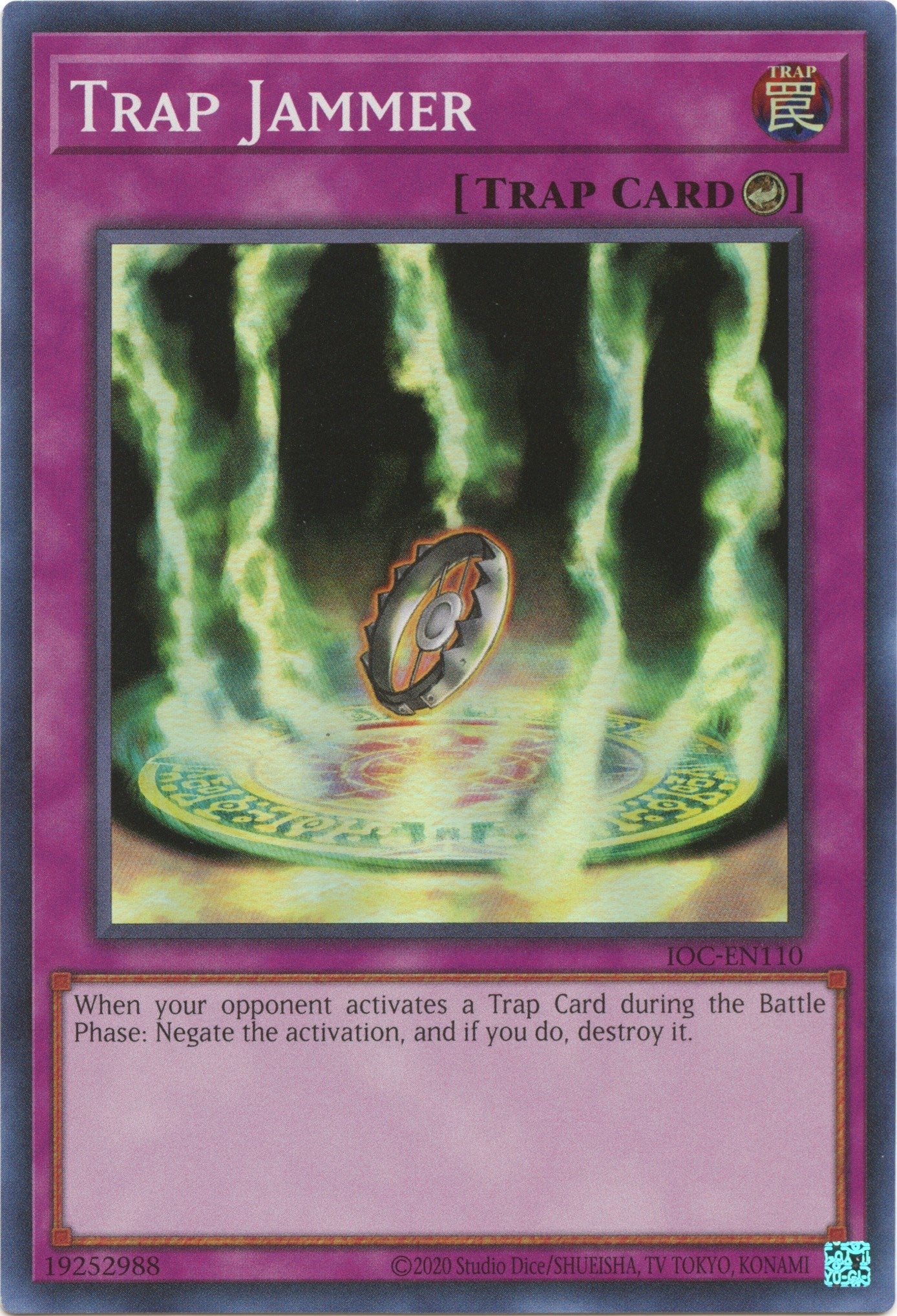 Image for Trap Jammer (IOC-EN110) (Invasion of Chaos (25th Anniversary Edition)) - YuGiOh