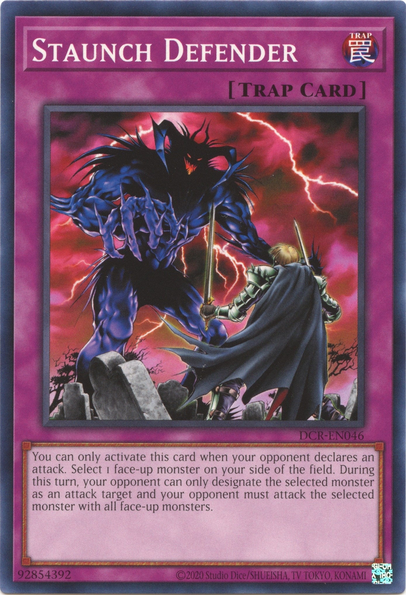 Image for Staunch Defender (DCR-EN046) (Dark Crisis (25th Anniversary Edition)) - YuGiOh