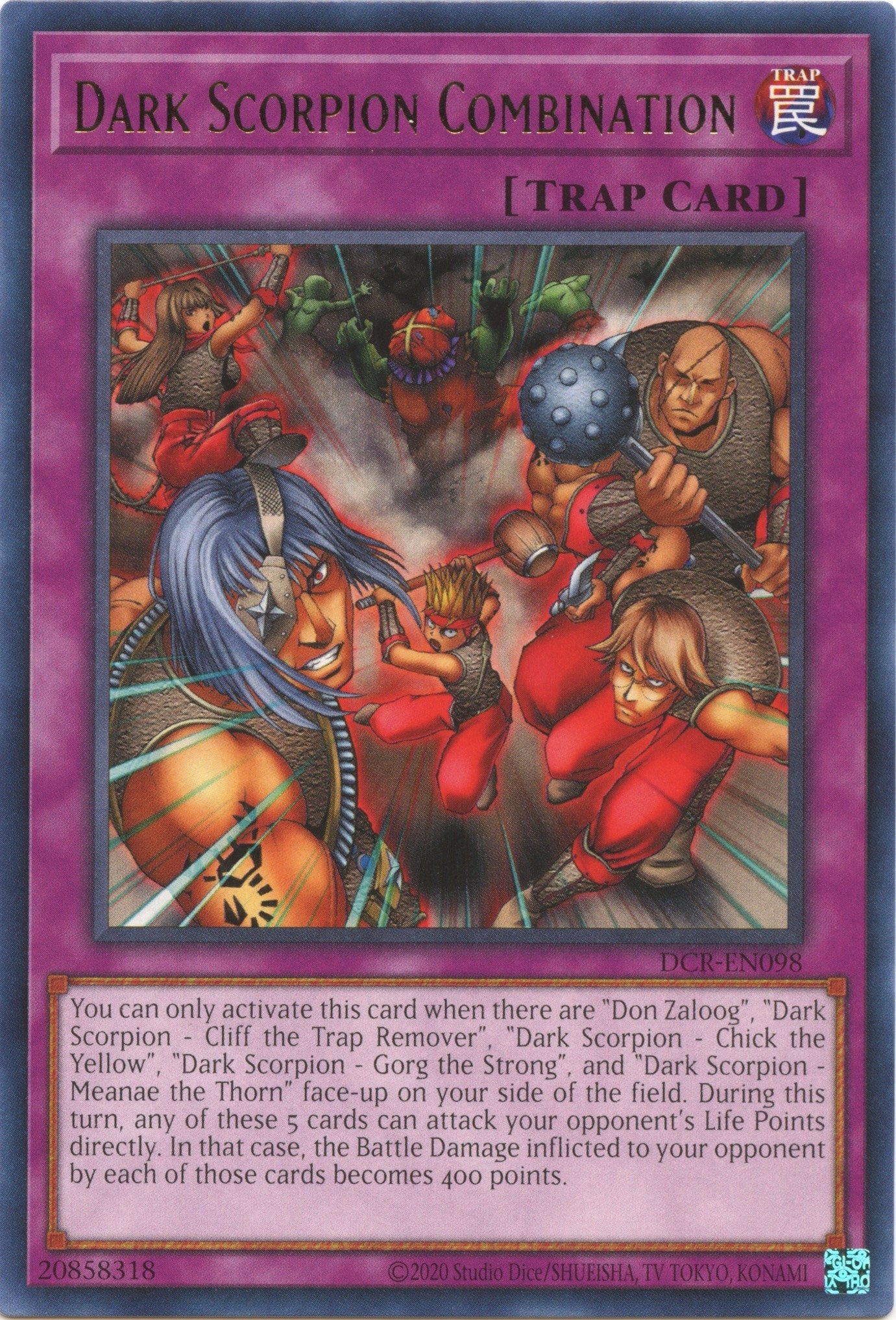 Image for Dark Scorpion Combination (DCR-EN098) (Dark Crisis (25th Anniversary Edition)) - YuGiOh