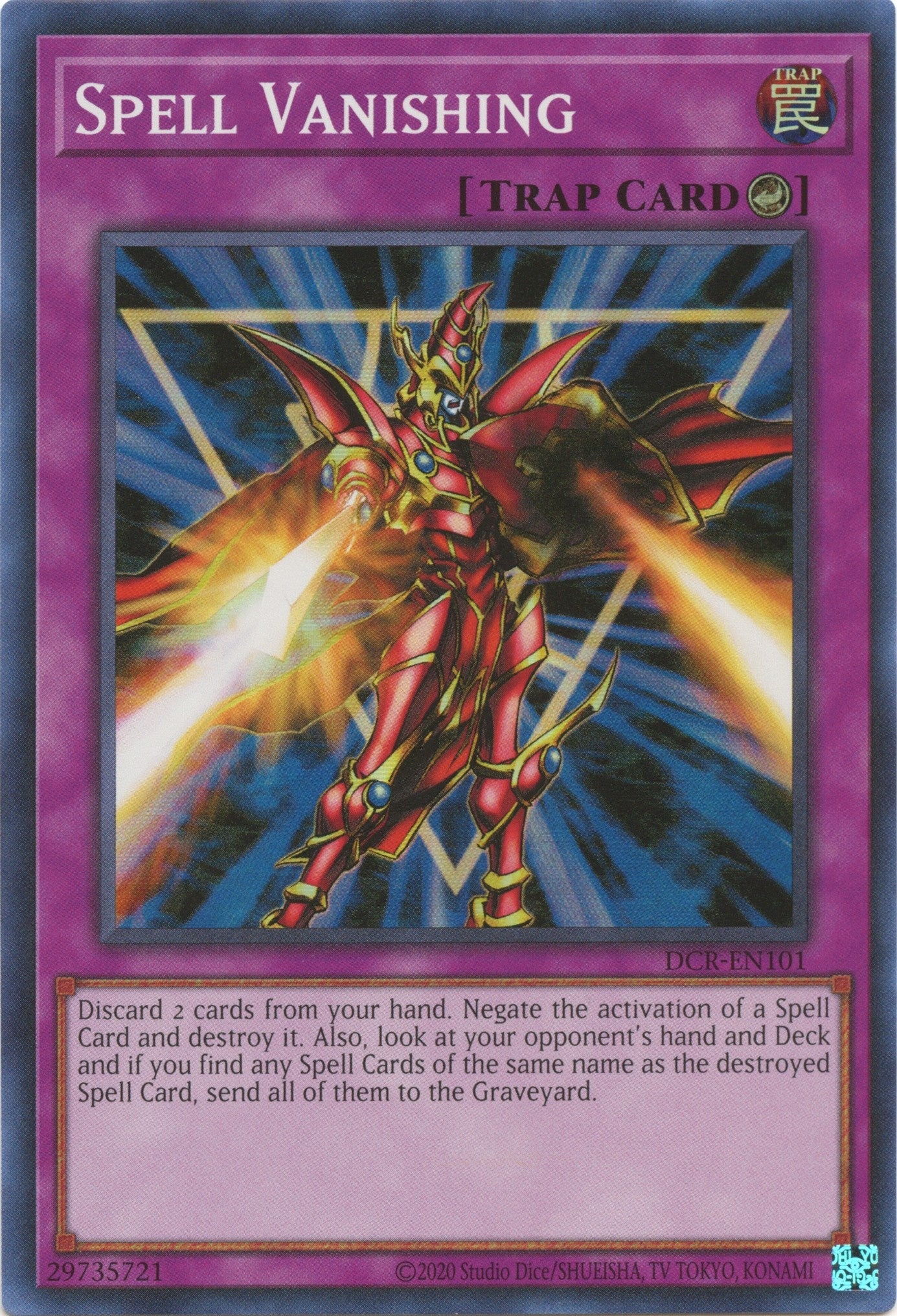 Image for Spell Vanishing (DCR-EN101) (Dark Crisis (25th Anniversary Edition)) - YuGiOh
