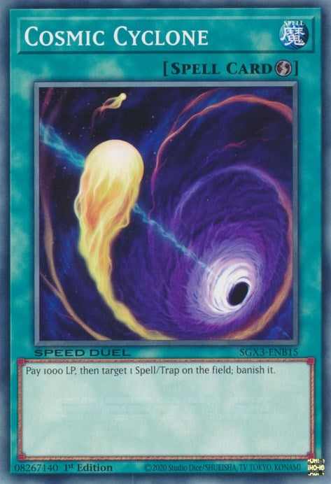 Image for Cosmic Cyclone (SGX3-ENB15) (Speed Duel GX: Duelists of Shadows) - YuGiOh