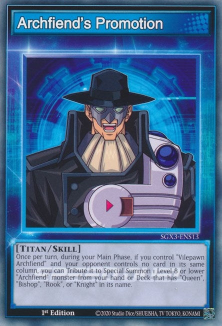 Image for Archfiend's Promotion (SGX3-ENS13) (Speed Duel GX: Duelists of Shadows) - YuGiOh