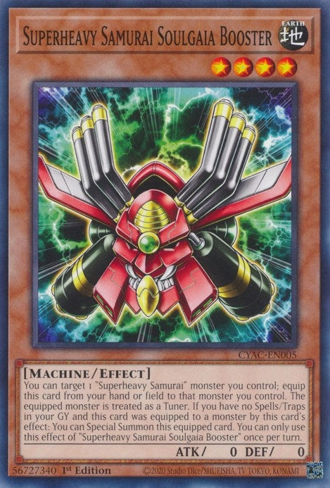 Image for Superheavy Samurai Soulgaia Booster (CYAC-EN005) (Cyberstorm Access) - YuGiOh