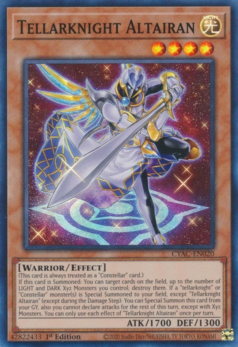 Image for Tellarknight Altairan (CYAC-EN020) (Cyberstorm Access) - YuGiOh