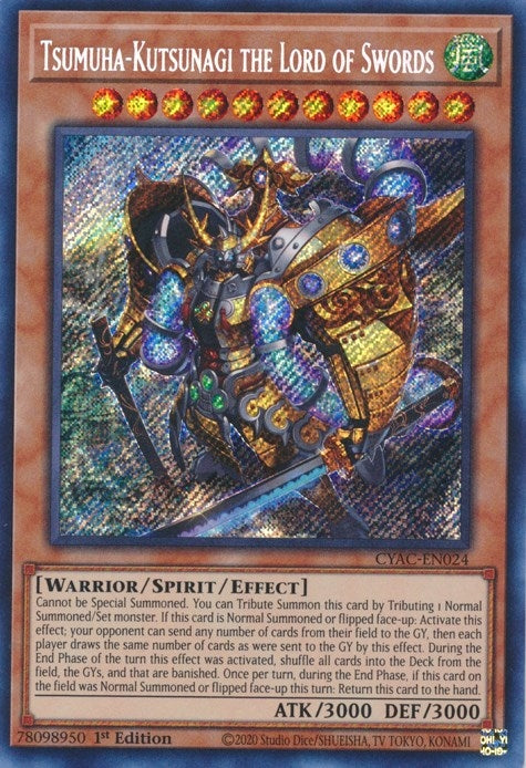 Image for Tsumuha-Kutsunagi the Lord of Swords (CYAC-EN024) (Cyberstorm Access) - YuGiOh