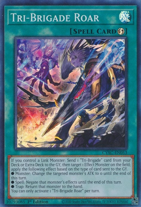 Image for Tri-Brigade Roar (CYAC-EN053) (Cyberstorm Access) - YuGiOh