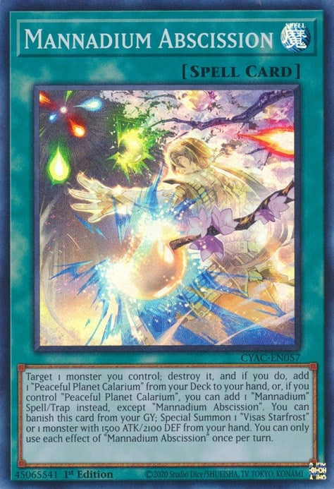 Image for Mannadium Abscission (CYAC-EN057) (Cyberstorm Access) - YuGiOh