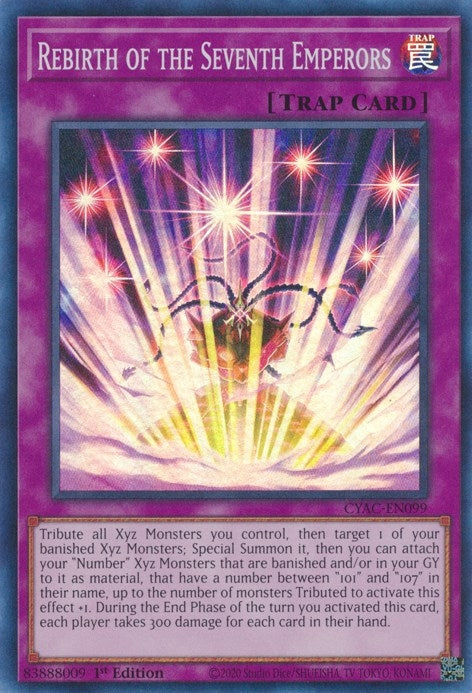 Image for Rebirth of the Seventh Emperors (CYAC-EN099) (Cyberstorm Access) - YuGiOh