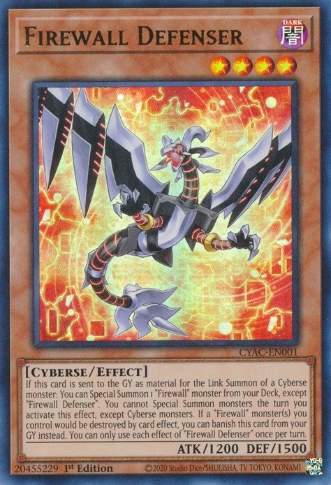 Image for Firewall Defenser (CYAC-EN001) (Cyberstorm Access) - YuGiOh