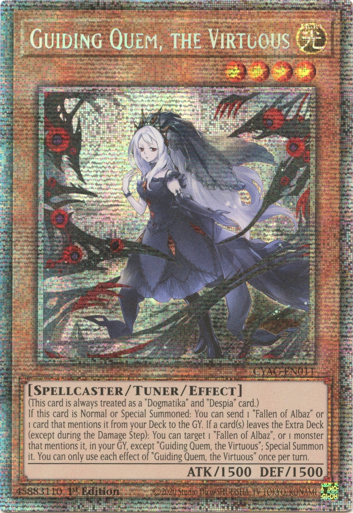 Image for Guiding Quem, the Virtuous (Starlight Rare) (CYAC-EN011) (Cyberstorm Access) - YuGiOh