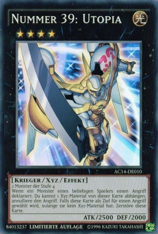 Image for Number 39: Utopia (German) - "Nummer 39: Utopia" (AC14-DE010) (Advent Calendar 2014 (Adventskalender ZEXAL-Edition)) - YuGiOh