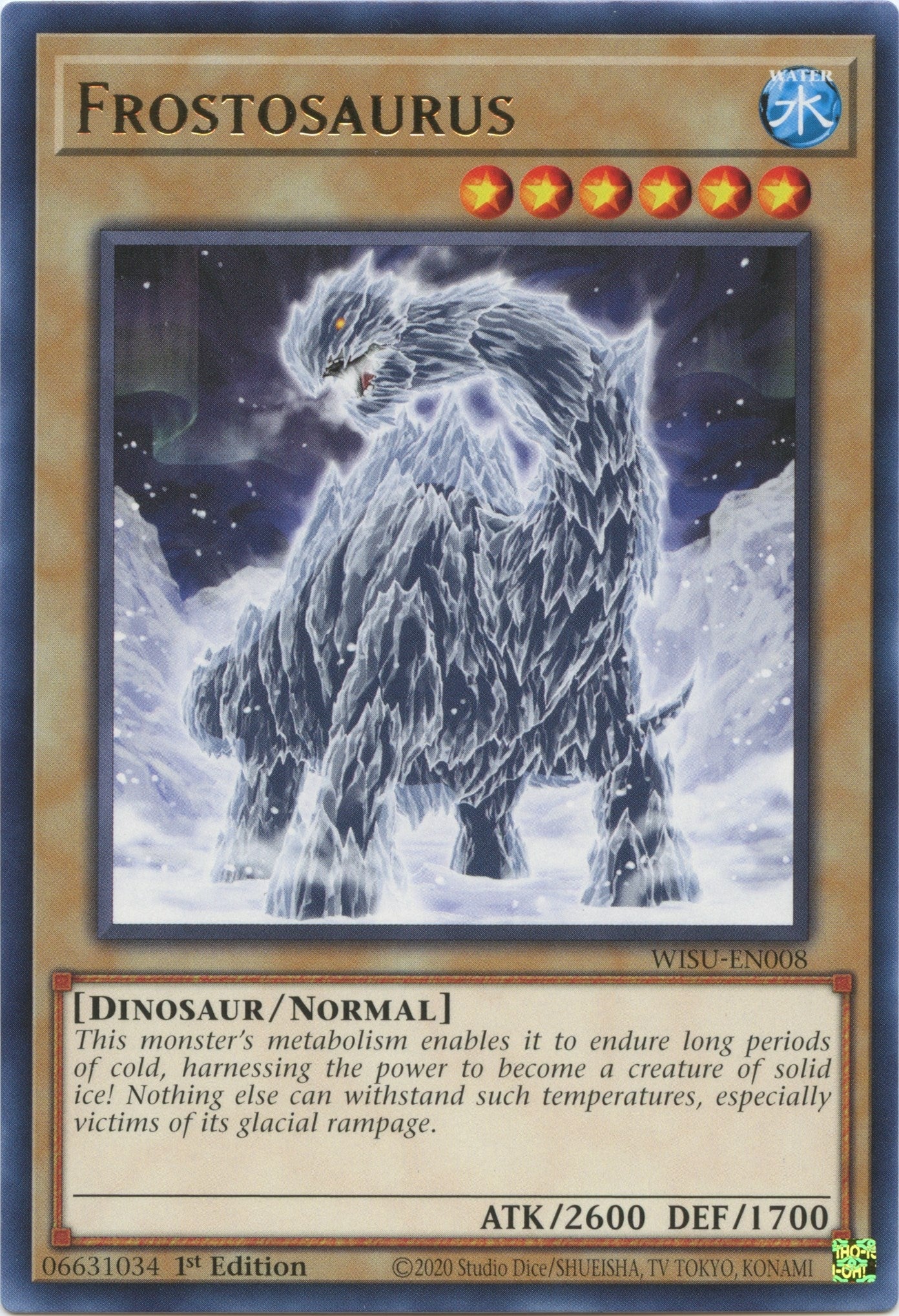 Image for Frostosaurus (WISU-EN008) (Wild Survivors) - YuGiOh