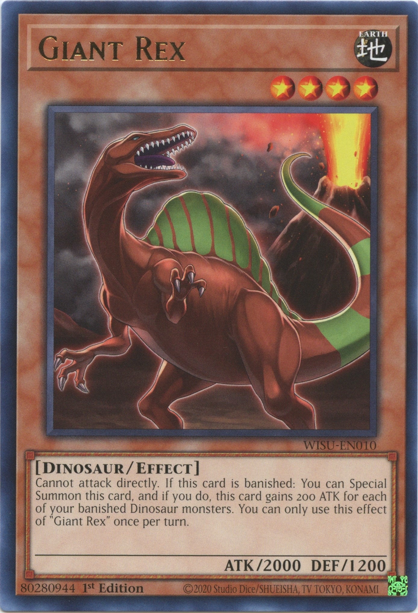 Image for Giant Rex (WISU-EN010) (Wild Survivors) - YuGiOh