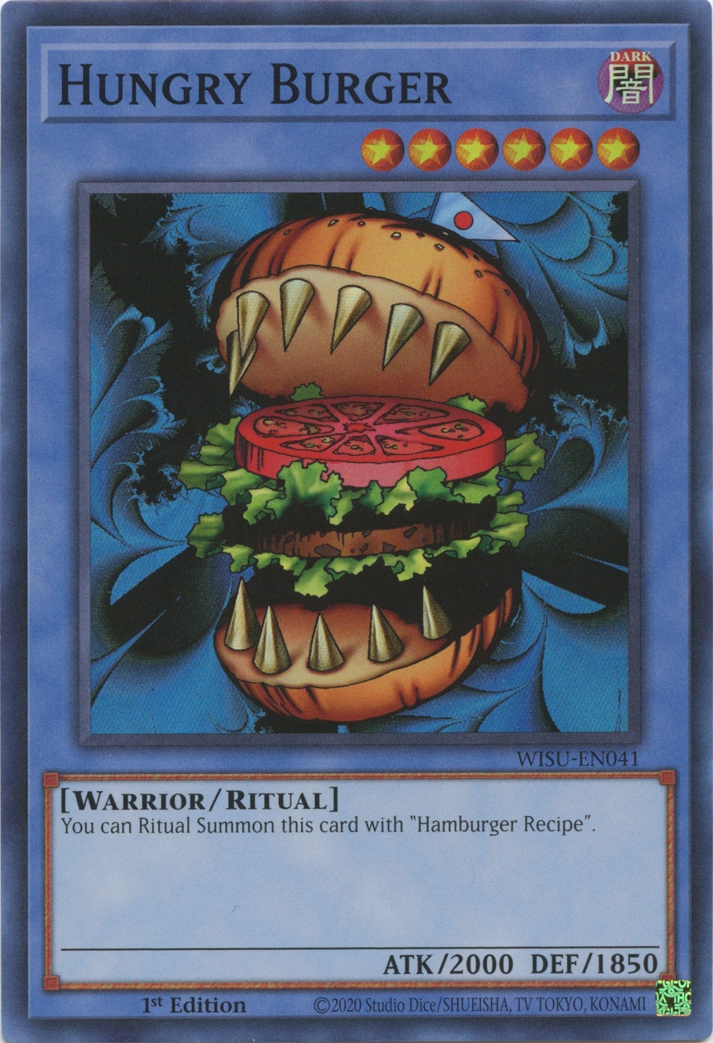 Image for Hungry Burger (WISU-EN041) (Wild Survivors) - YuGiOh