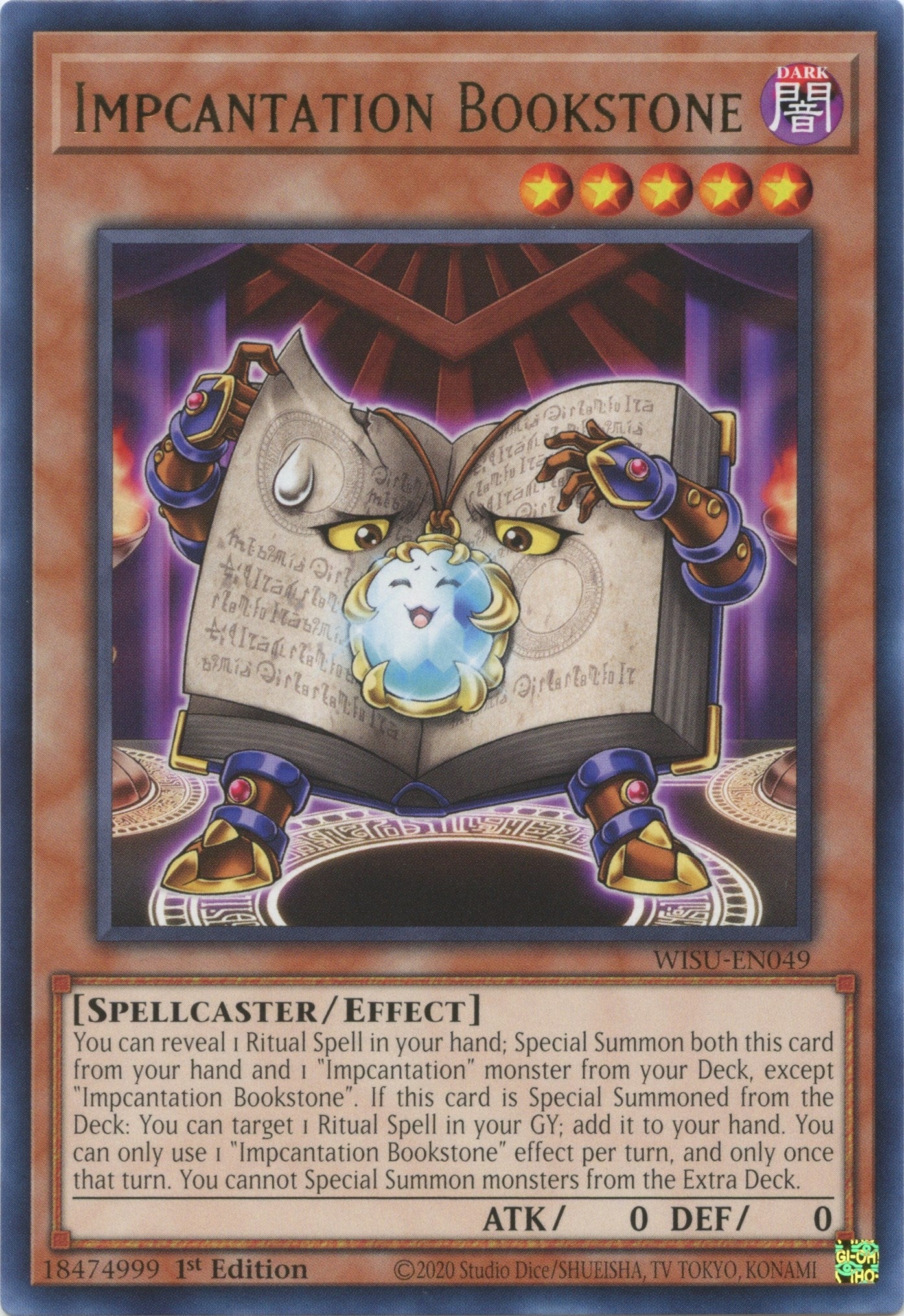 Image for Impcantation Bookstone (WISU-EN049) (Wild Survivors) - YuGiOh